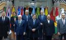 The gathering took place at the Palacio San Martín (Foreign Ministry) in Buenos Aires 