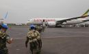 Some 200 troops are arriving at Carrasco on a chartered Ethiopian Airlines flight from Rwanda (Pic Ejercito de Uruguay)