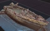 An interactive 3D digital model, allowing visitors to rotate, zoom and uncover artefacts