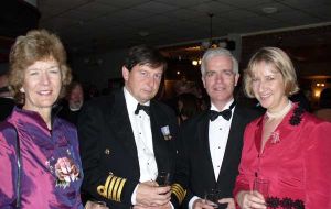 Sarah Jones CBE, Captain Woodcock RN, Mr. Howard Pullen and Miss Sukey Cameron