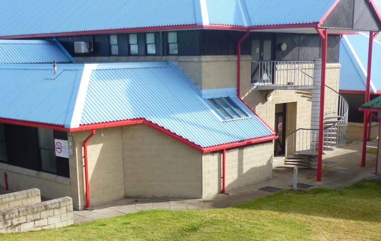 The KEMH, the main hospital facility in the Falkland Islands