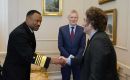 US Southern Command chief Admiral Alvin Holsey when visiting Argentina and meeting President Javier Milei 