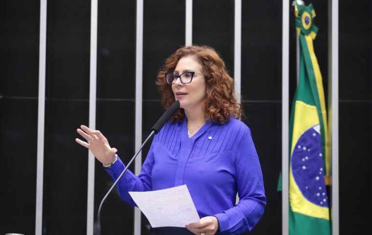 Zambelli is a staunch supporter of former President Jair Bolsonaro, who claims persecution from the STF