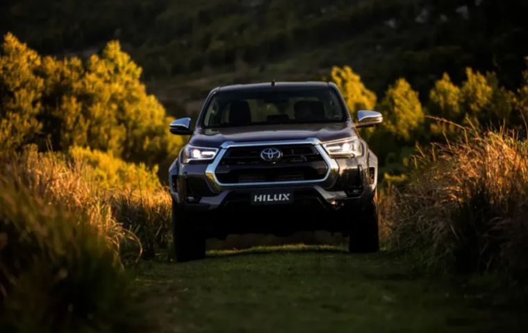 Toyota featured two models among the top-three selling ones