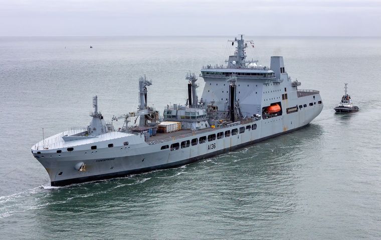 RFA Tidespring is currently deployed in the Indo-Pacific as part of the Carrier Strike Group 25’s eight-month mission.