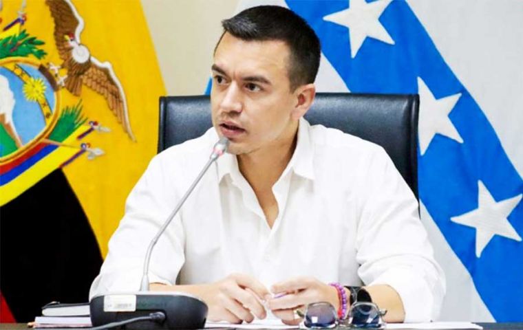 The current state of things could further erode Ecuador's fragile democracy, Noboa argues