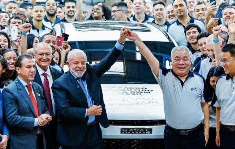 This new factory is the brand's first plant in the Southern Hemisphere and its third outside China 
