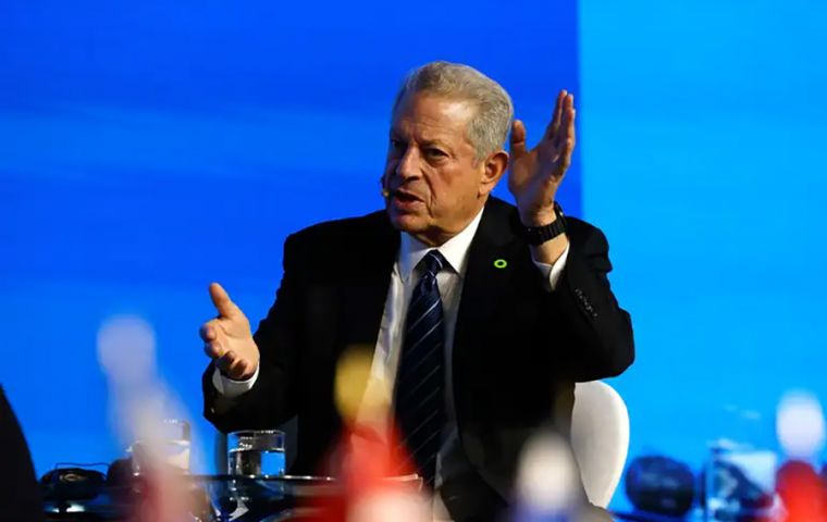 It's crazy to allow polluters to write the rules,” Gore argued 