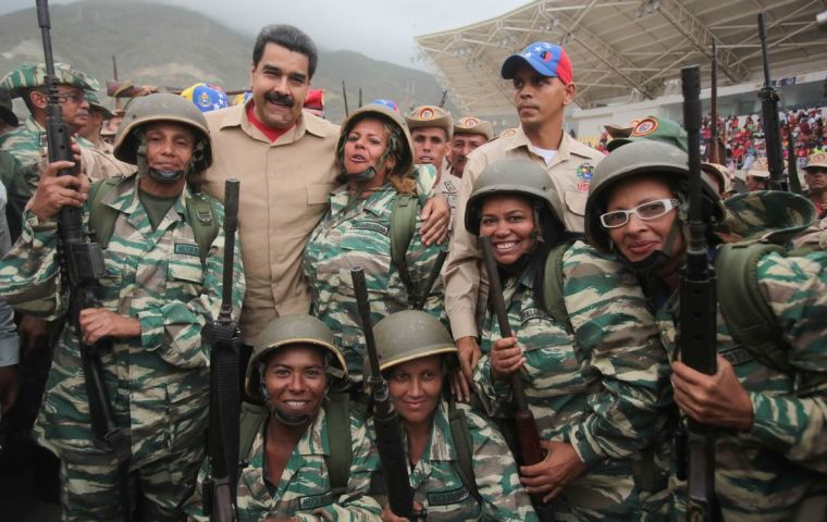 The Bolivarian Government also received Iran's express support in the face of US military threats