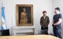 The painting, worth some US$50,000, is in good condition