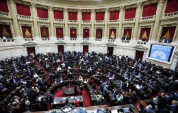 The Senate was presided over by Abdala because Villarruel is discharging executive duties, given Milei's trip