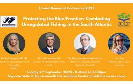 MLA John Birmingham will be representing the Falkland Islands