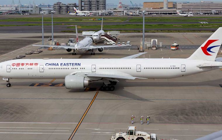 China Eastern will use Boeing 777-300 ER aircraft for the biweekly route