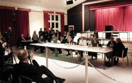 General Election night in the Falklands, dozens expecting results of the polls and ready to celebrate 