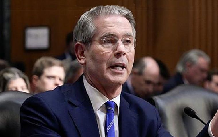 Bessent assured Washington would bail out a key ally such as Argentina