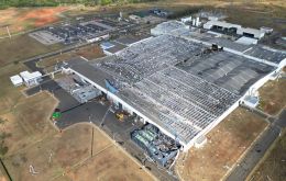 The destroyed Porto Feliz complex is where engines are produced, which has paralyzed work at other plants