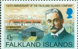 FIC General Manager Frederick E. Cobb, appointed first Chilean consul to the Falkland Islands in 1877