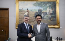 Jorge Macri discussed with Ricardo Nunes advancing a joint agenda based on their sister city relationship in place since 1999