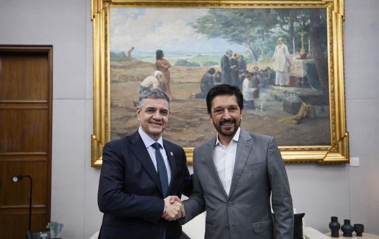 Jorge Macri discussed with Ricardo Nunes advancing a joint agenda based on their sister city relationship in place since 1999