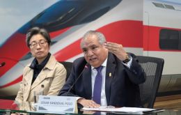The project seeks “to revolutionize the national railway infrastructure,” Sandoval explained 