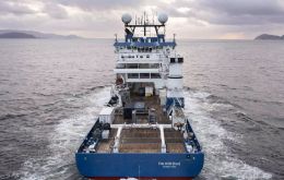 The scientists on board will conduct marine geology and physical oceanography research 