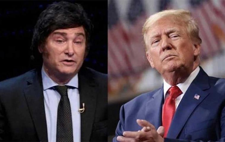 Milei is expected to arrive back in Buenos Aires on Wednesday at 8 am