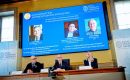 Mokyr was awarded half the prize, while Aghion and Howitt shared the rest (Photo: Royal Swedish Academy)
