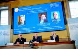 Mokyr was awarded half the prize, while Aghion and Howitt shared the rest (Photo: Royal Swedish Academy)