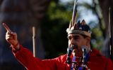 Maduro praises the formation of indigenous militias amid US threats