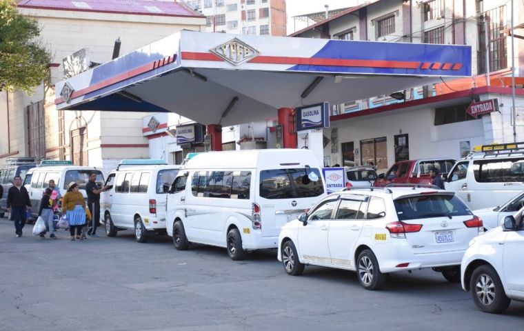 The fuel crisis has led to long lines at gas stations and an increase in the price of staple foods