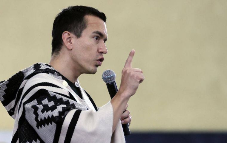 Noboa insisted that these attacks sought to “destabilize his government”