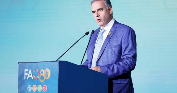Uruguayan President Orsi sends message at FAO event in Rome