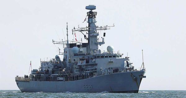 HMS Westminster heads for retirement and disposal as she's towed to Portsmouth