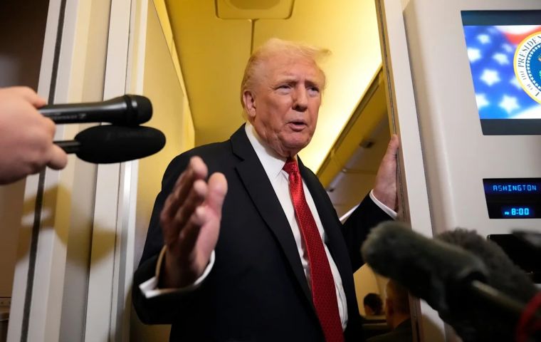 “I like the president of Argentina,” Trump said