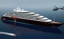 The “six-star” ship, known for her luxury suites 