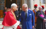The historic visit had been rescheduled from earlier this year following the illness and subsequent death of Pope Francis