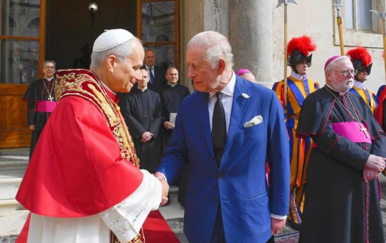 The historic visit had been rescheduled from earlier this year following the illness and subsequent death of Pope Francis