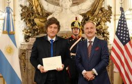 After conferring with Lamelas, Milei will be traveling to the US