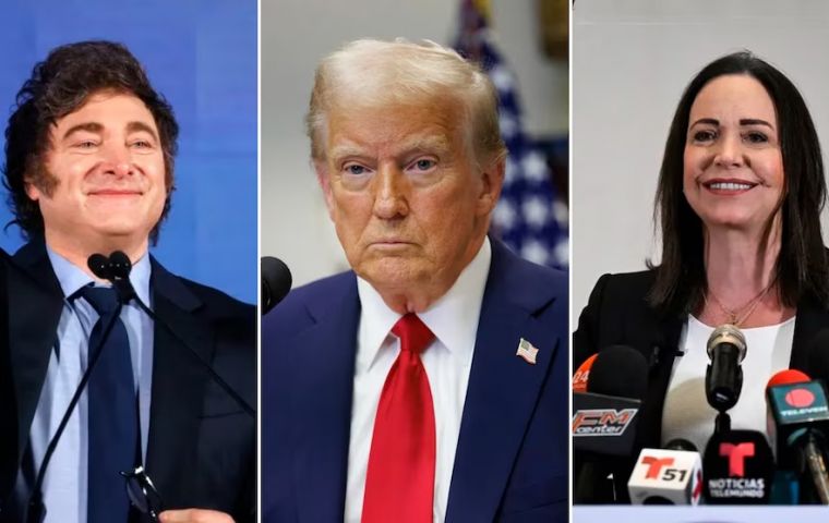 Machado is due to appear remotely from Venezuela