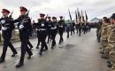 There will be a parade of detachments from the three branches of the British armed forces and the Falkland Islands Defense Force.