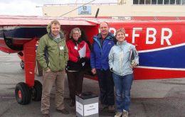 The election is a two day process, since on the 10th December, be it by land and/or air, ballot boxes collect votes from people living in the Camp (Pic Sharon Jaffray)