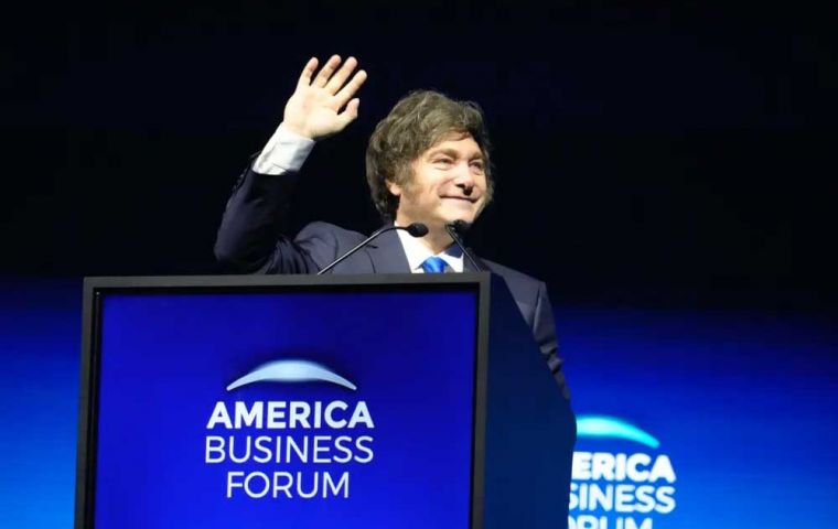 Milei described his recent Oct. 26 election win as a “plebiscite for two models of the country”