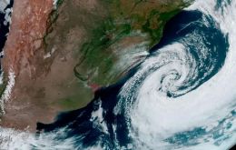A cyclone is a vast area of low atmospheric pressure that can span thousands of kilometers 