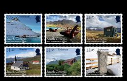 Stamps focus on a different element of South Georgia and shine a light on both its history and its future.