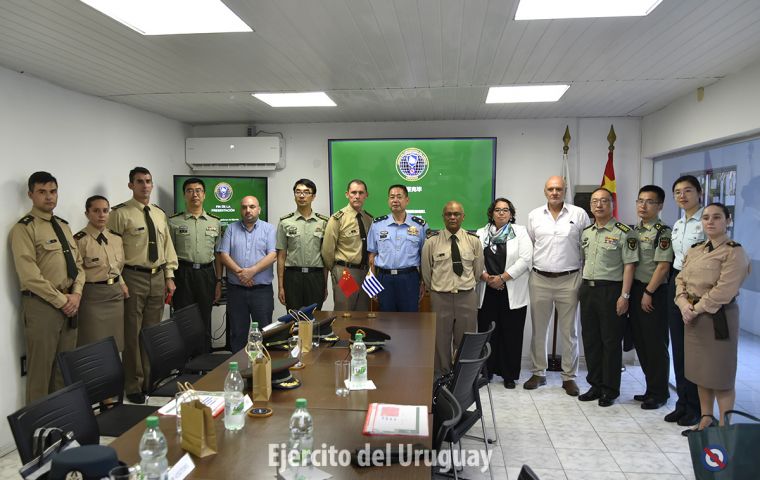 Military cooperation between China and Uruguay has expanded in recent years