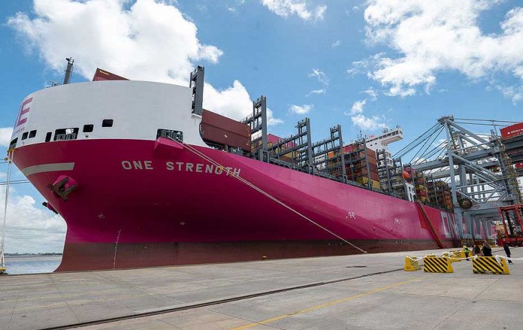 The ONE Strength is due in Buenos Aires, Argentina, on Saturday afternoon