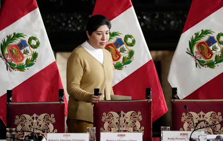 Chávez remains inside the Mexican embassy in Lima, waiting for a safe conduit to leave Peru 