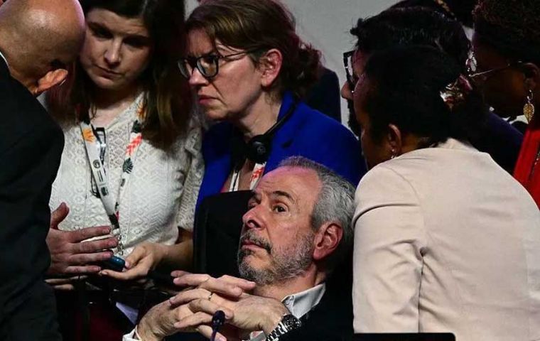 Corrêa do Lago acknowledged the disappointment of some attendees (Pic GETTY IMAGES)