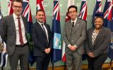 The London Falklands Government Office team attending the ministerial council    