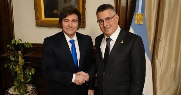 Israeli FM meets Milei at Casa Rosada